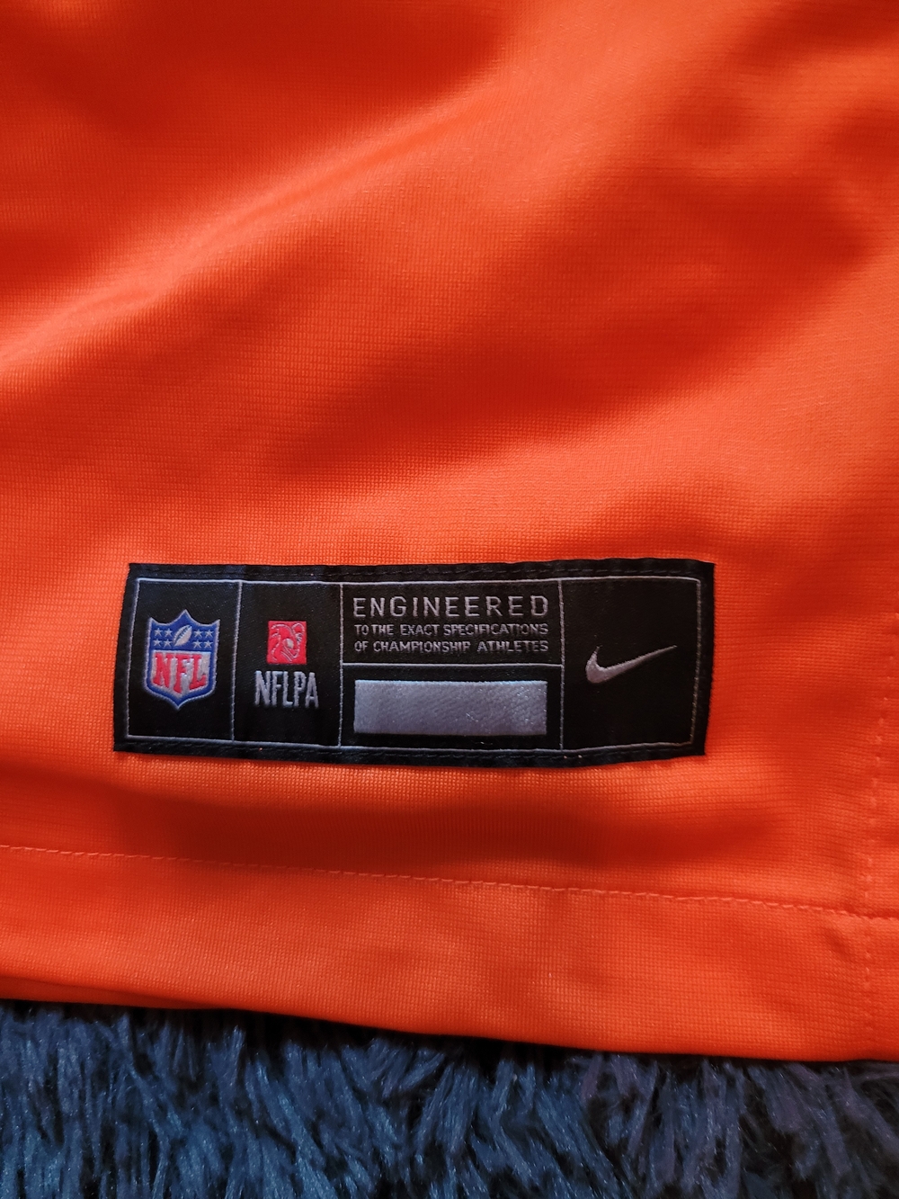 Nike NFL Orange #10 Football Jersey - Picture 5 of 6